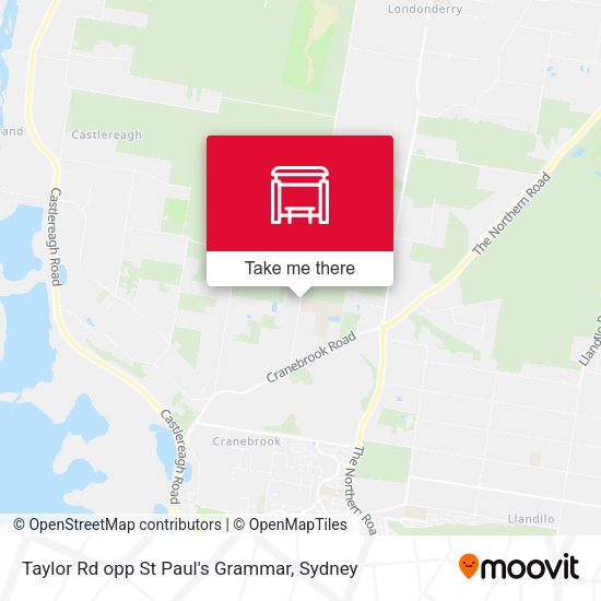 Taylor Rd opp St Paul's Grammar map