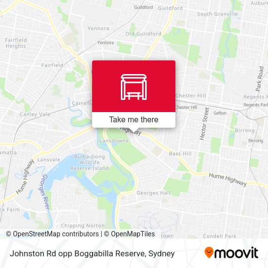 Johnston Rd opp Boggabilla Reserve map