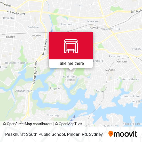 Peakhurst South Public School, Pindari Rd map
