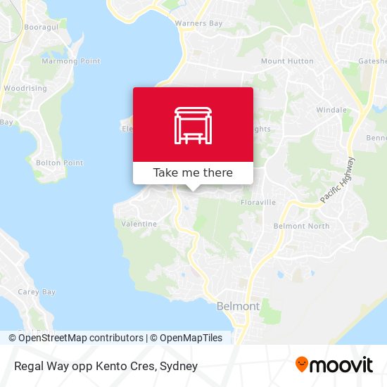 Regal Way opp Kento Cres map