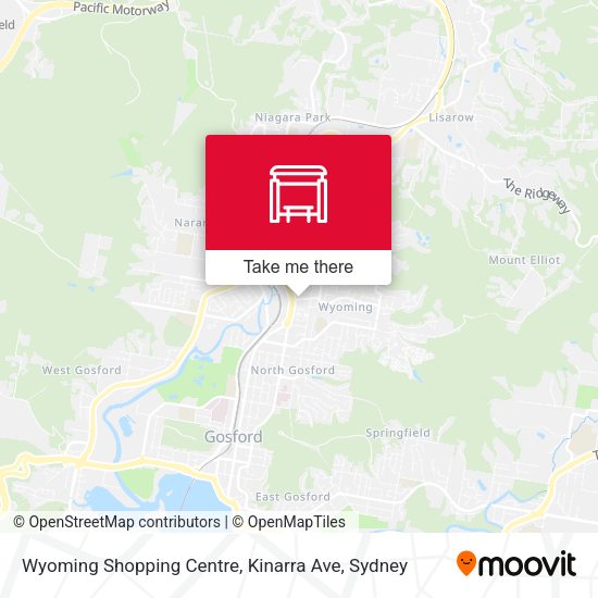 Wyoming Shopping Centre, Kinarra Ave map