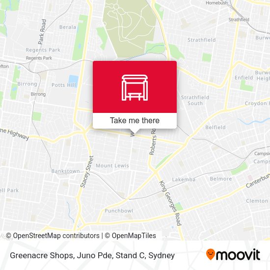 Greenacre Shops, Juno Pde, Stand C map