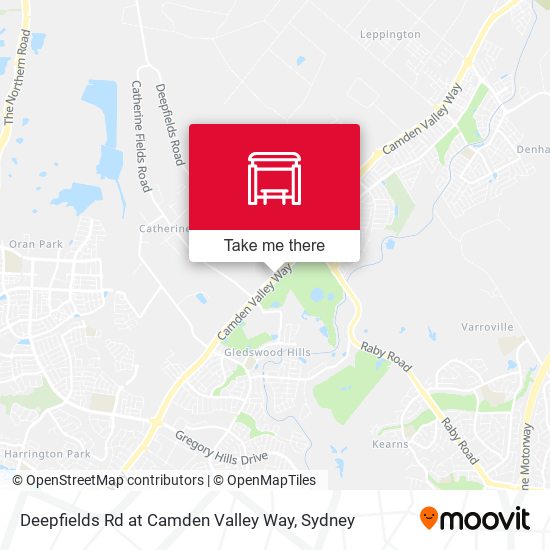 Deepfields Rd at Camden Valley Way map
