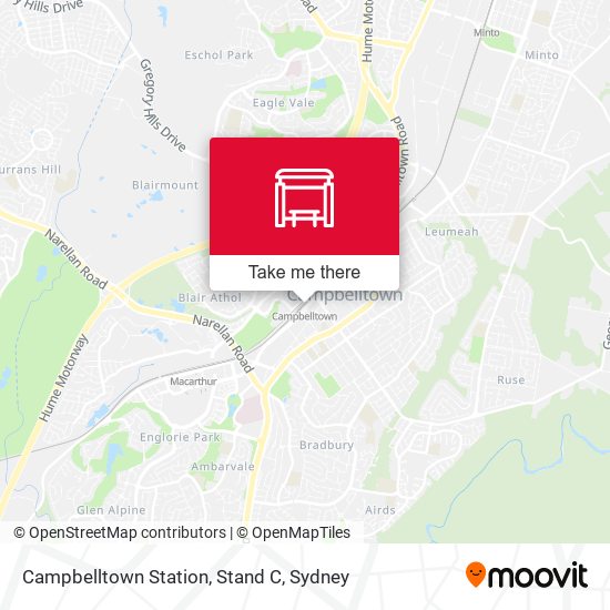 Campbelltown Station, Stand C map