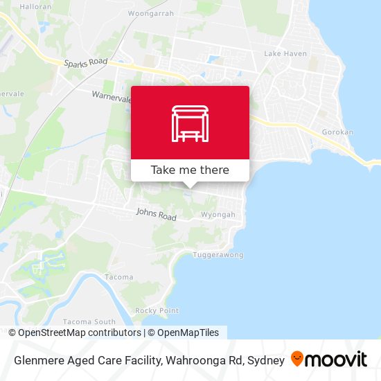 Glenmere Aged Care Facility, Wahroonga Rd map