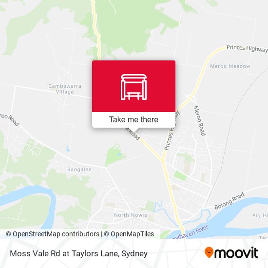 Moss Vale Rd at Taylors Lane map