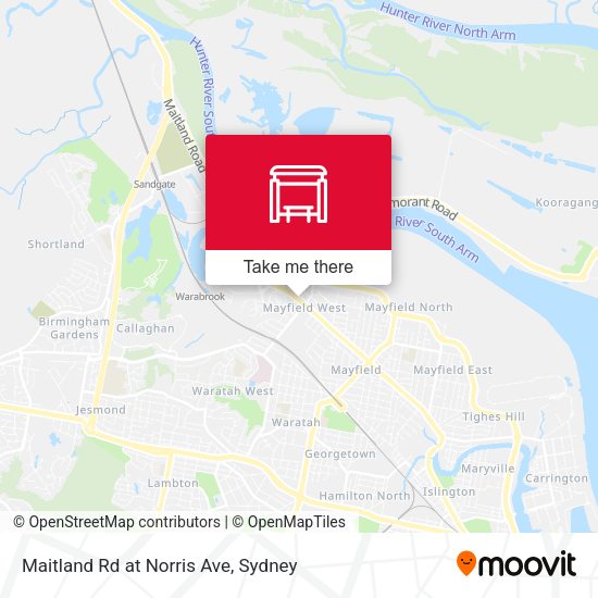 Maitland Rd at Norris Ave map