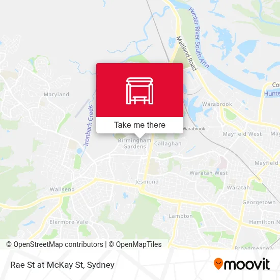 Mapa Rae St at McKay St
