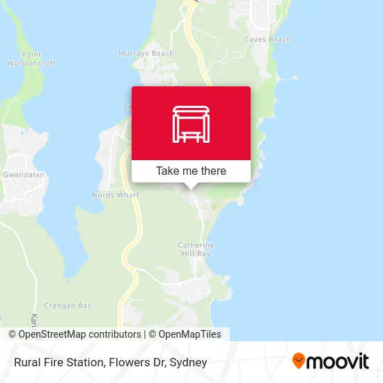 Mapa Rural Fire Station, Flowers Dr