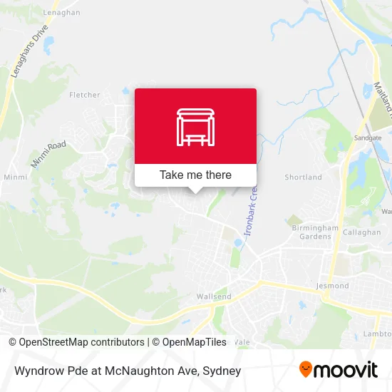 Mapa Wyndrow Pde at McNaughton Ave