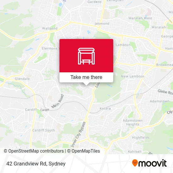 Mapa 42 Grandview Rd