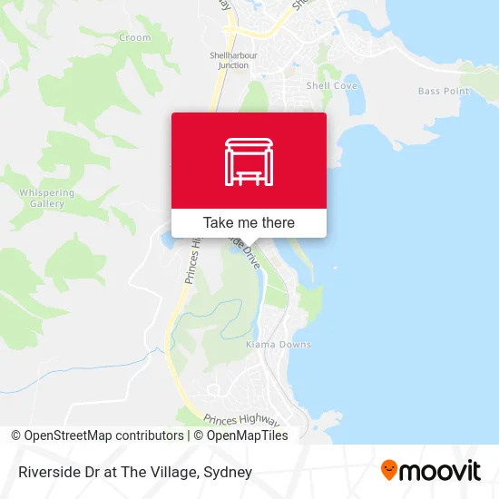 Mapa Riverside Dr at The Village