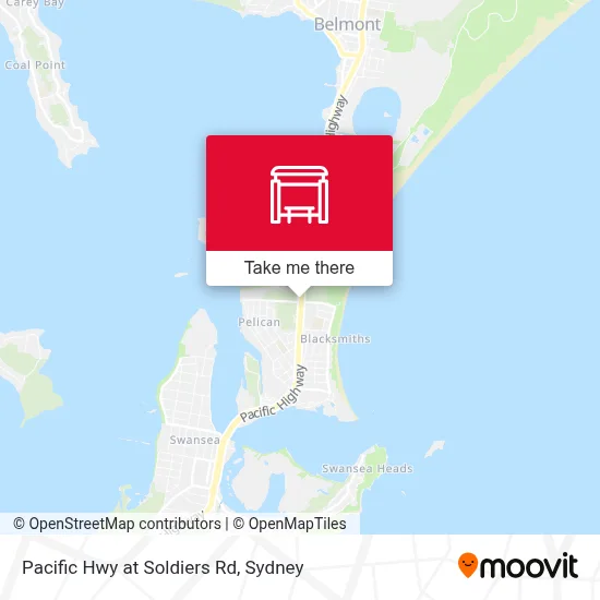 Mapa Pacific Hwy at Soldiers Rd