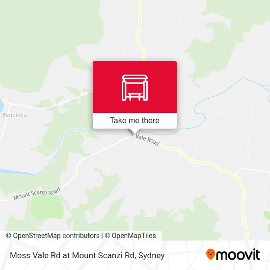 Mapa Moss Vale Rd at Mount Scanzi Rd