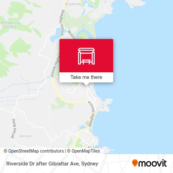 Mapa Riverside Dr after Gibraltar Ave