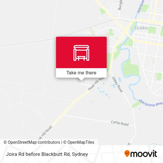 Joira Rd before Blackbutt Rd map