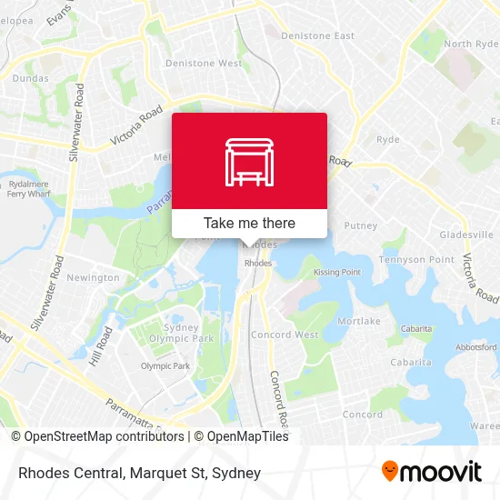 Mapa Rhodes Central, Marquet St