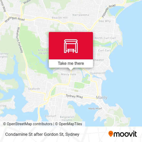 Condamine St after Gordon St map