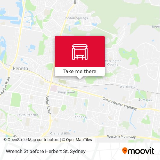 Wrench St before Herbert St map