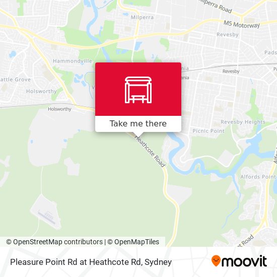 Pleasure Point Rd at Heathcote Rd map