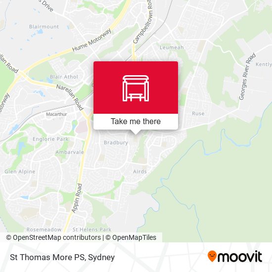 St Thomas More PS map