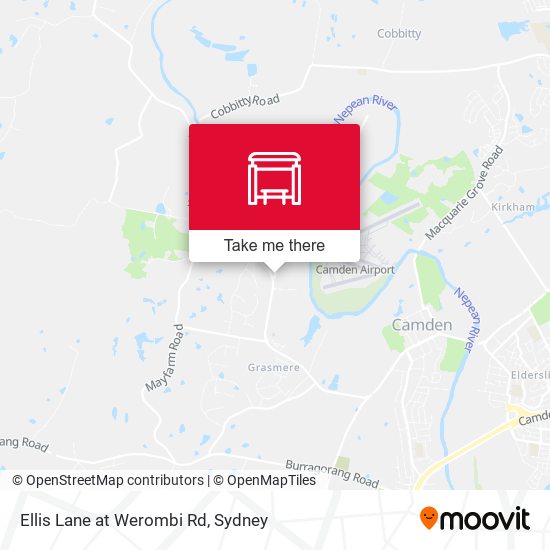 Ellis Lane at Werombi Rd map