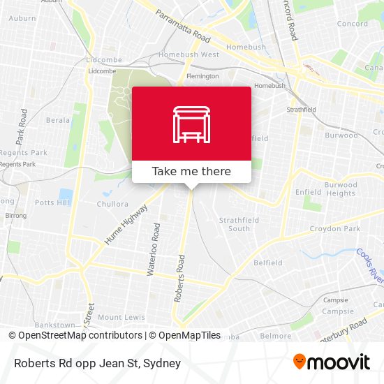 Roberts Rd opp Jean St map