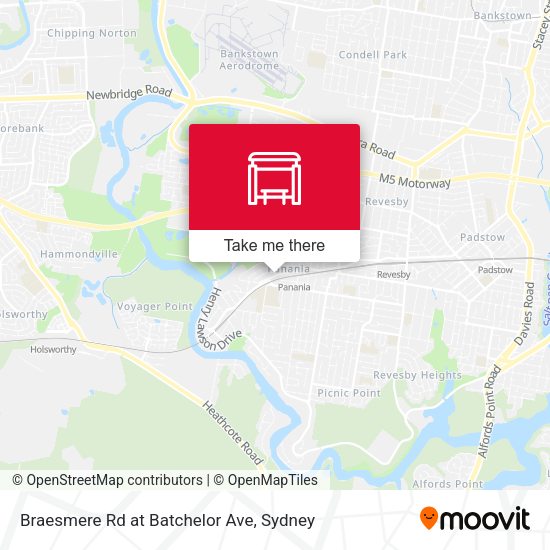 Braesmere Rd at Batchelor Ave map