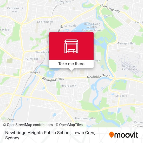 Newbridge Heights Public School, Lewin Cres map