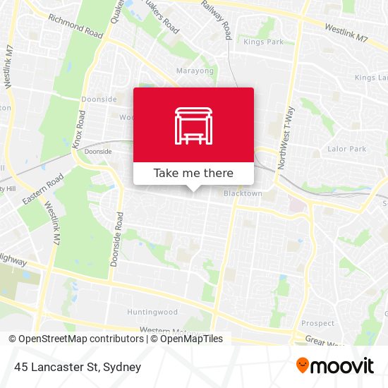 45 Lancaster St map