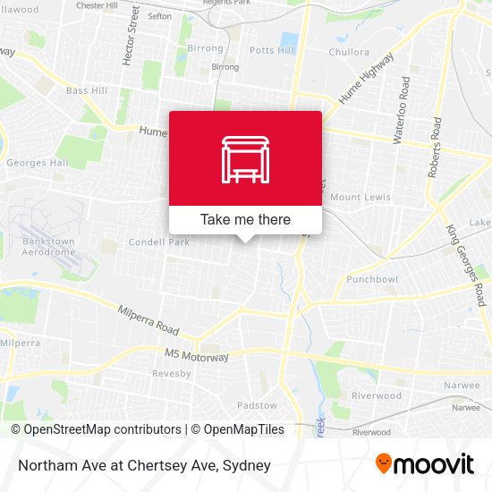 Northam Ave at Chertsey Ave map