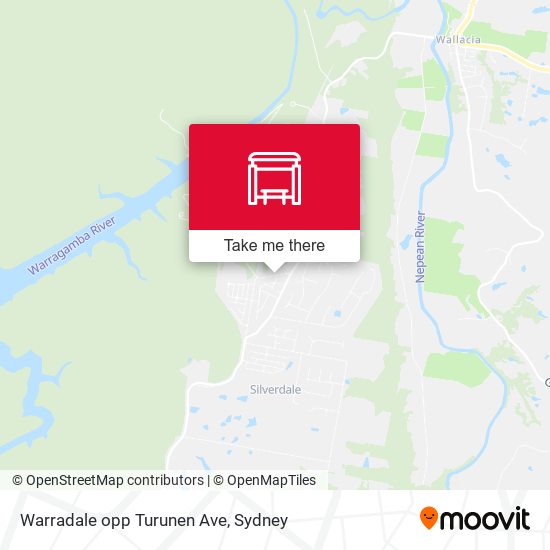 Warradale opp Turunen Ave map