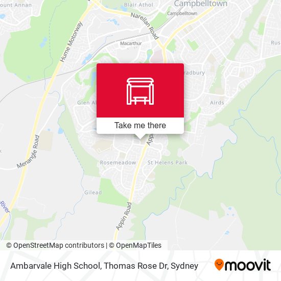 Ambarvale High School, Thomas Rose Dr map