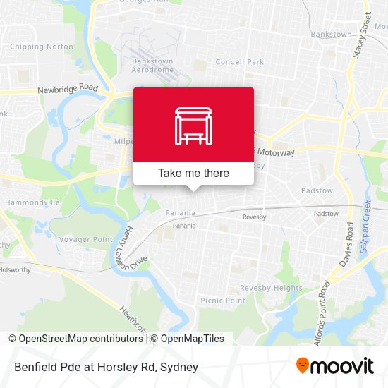 Benfield Pde at Horsley Rd map