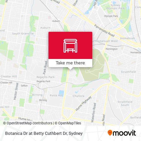 Botanica Dr at Betty Cuthbert Dr map