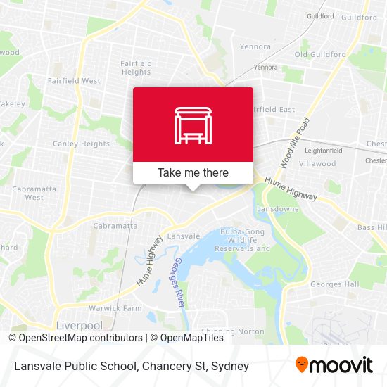 Lansvale Public School, Chancery St map