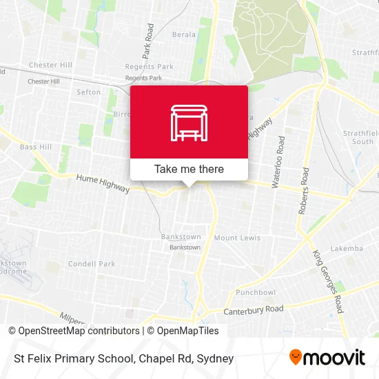 Mapa St Felix Primary School, Chapel Rd