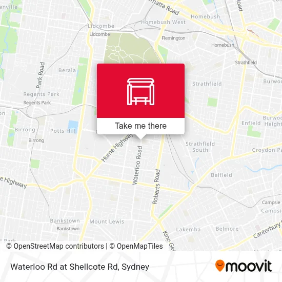 Mapa Waterloo Rd at Shellcote Rd