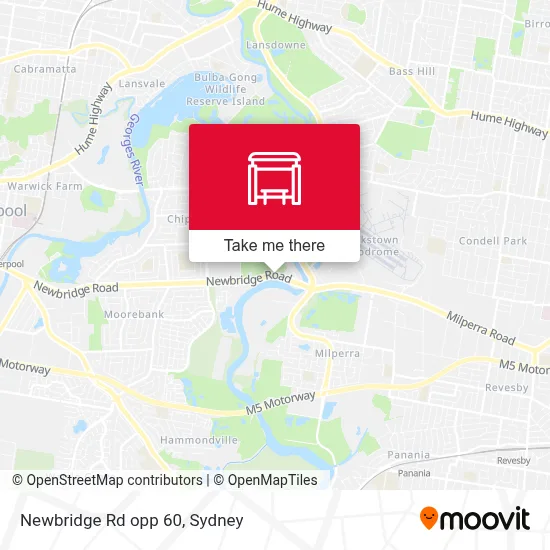 Mapa Newbridge Rd opp 60
