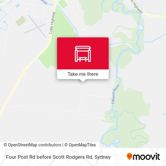 Mapa Four Post Rd before Scott Rodgers Rd