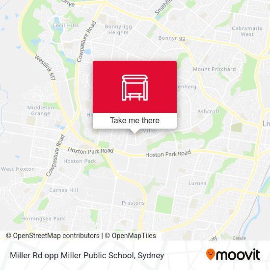 Miller Rd opp Miller Public School map