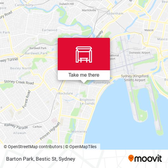 Barton Park, Bestic St map