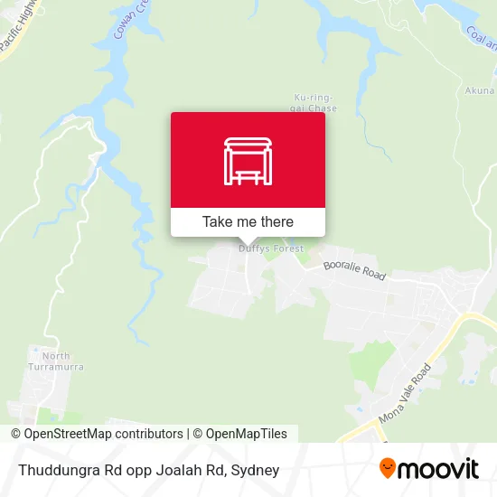 Thuddungra Rd opp Joalah Rd map