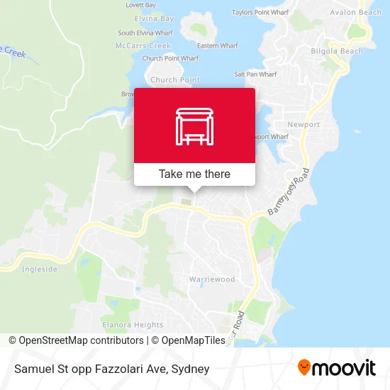 Samuel St opp Fazzolari Ave map