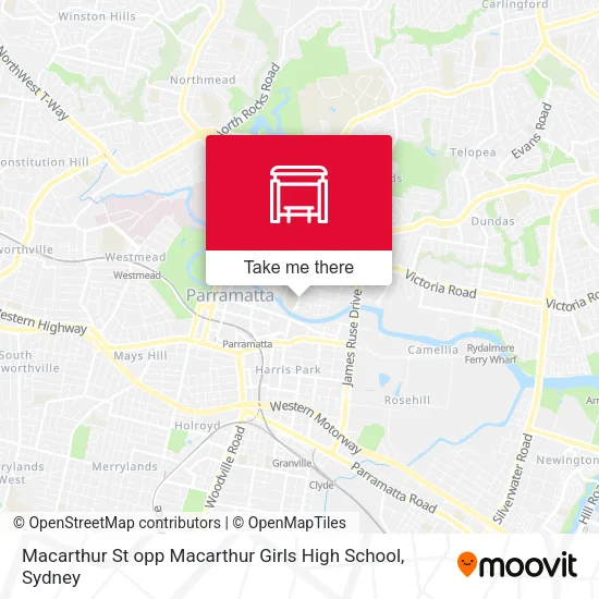 Macarthur St opp Macarthur Girls High School map