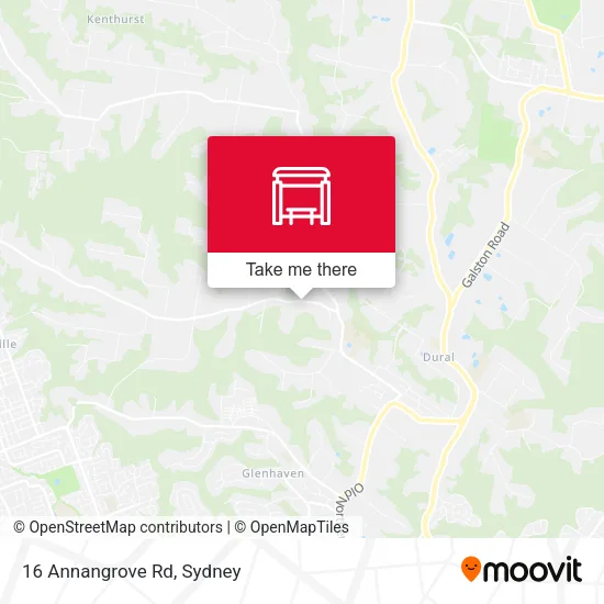 16 Annangrove Rd map