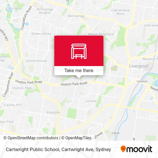 Cartwright Public School, Cartwright Ave map