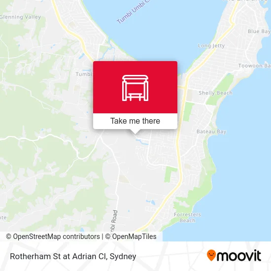 Mapa Rotherham St at Adrian Cl