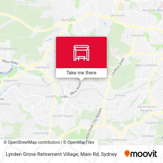 Lynden Grove Retirement Village, Main Rd map