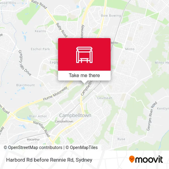 Mapa Harbord Rd before Rennie Rd